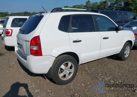 2007 Hyundai Tucson Gls from USA, damaged, VIN KM8JM12BX7U608510